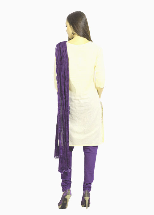 plain churidar set