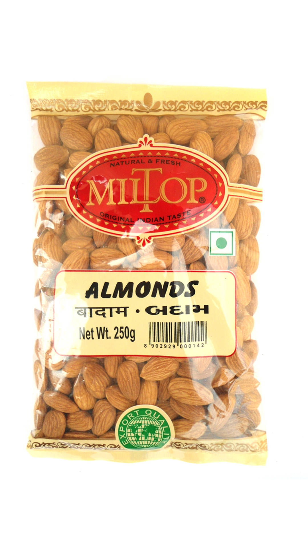 Buy Miltop California Dried Fruits Almonds - 500 Gm Online @ ₹802 from ...