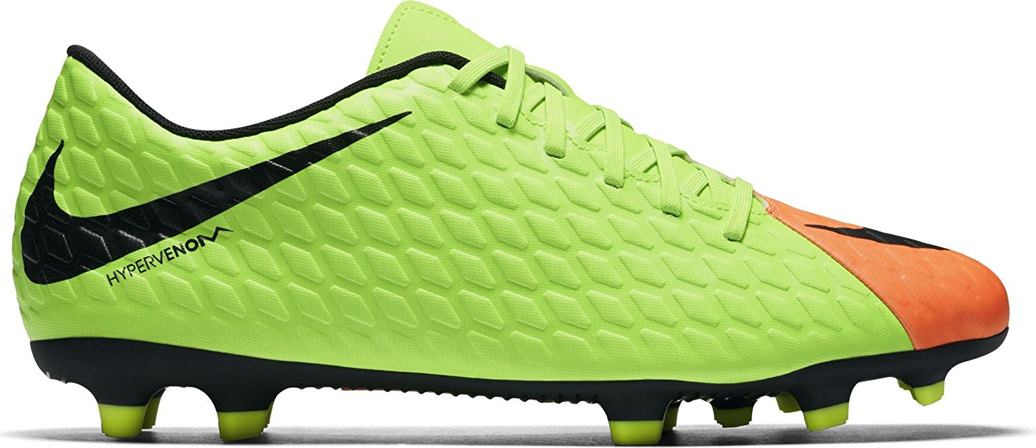 nike hypervenom green orange