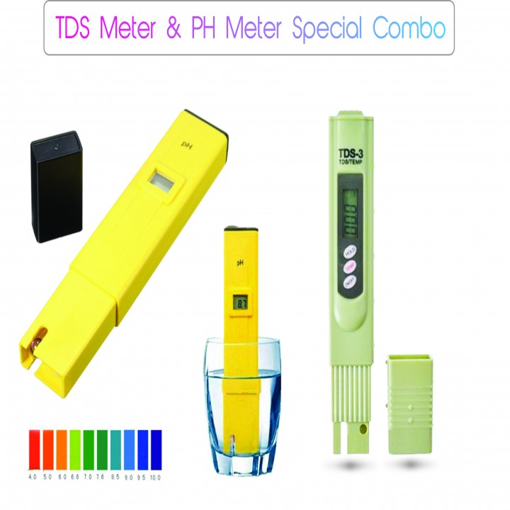 Buy Safeseed Pack of 2 Combo Digital PH meter and TDS meter Online