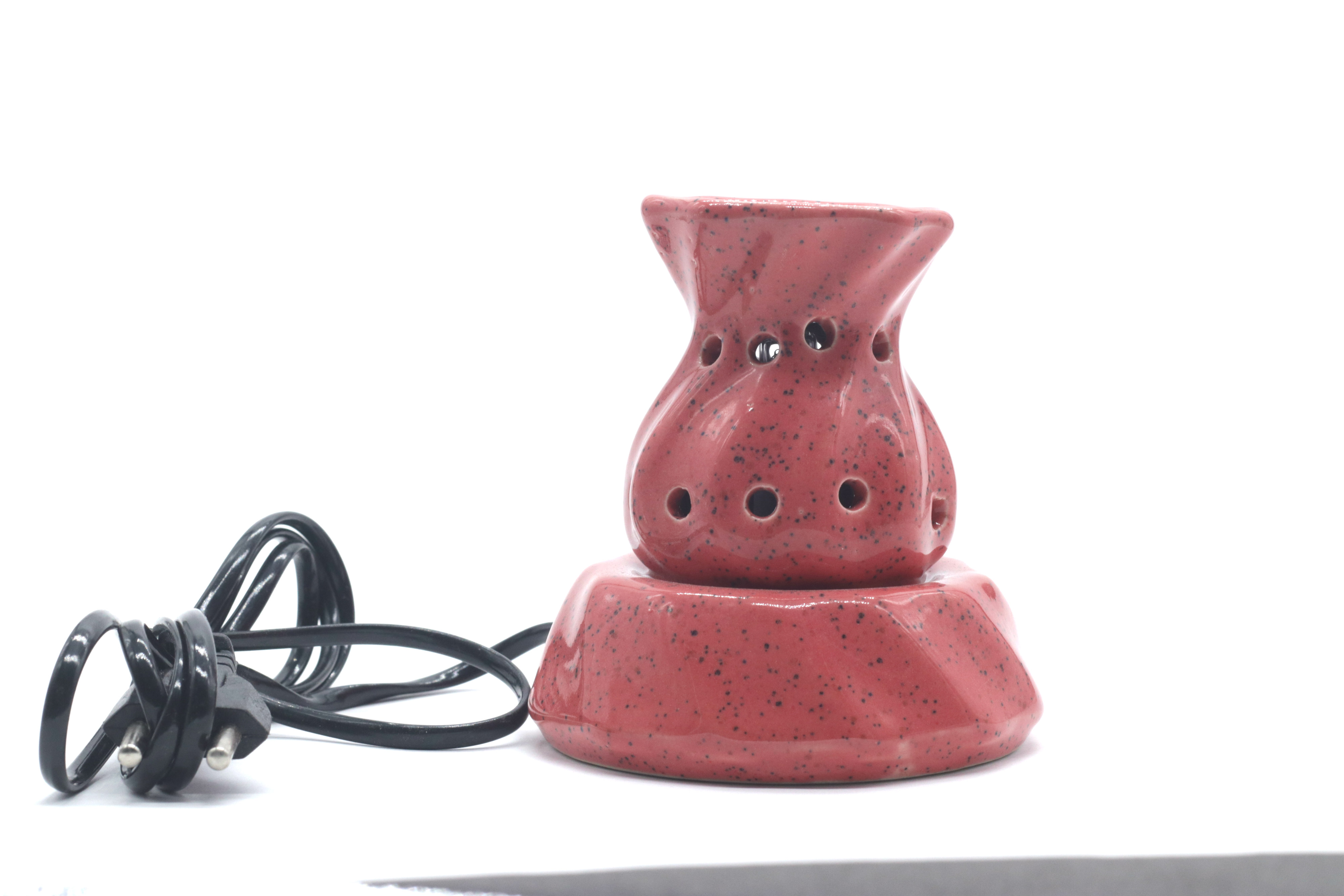 Buy AuraDecor Ceramic Electric Oil Burner with 10 ml Aroma Oil Free