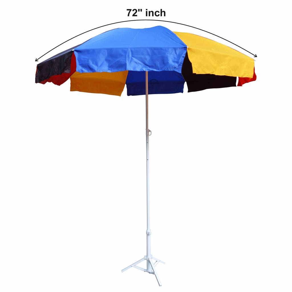 Buy Fendo multi color outdoor umbrella with tripod stand -40" Online