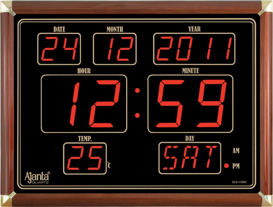 Ajanta LED Digital Wall Clock - OLC-112-DX