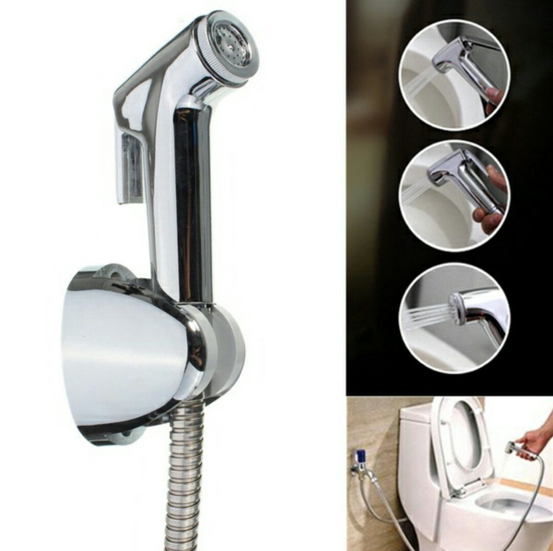 Buy Damac Health Faucet Complete Set (HandleJet,Chain,ABS Wall Hook ...