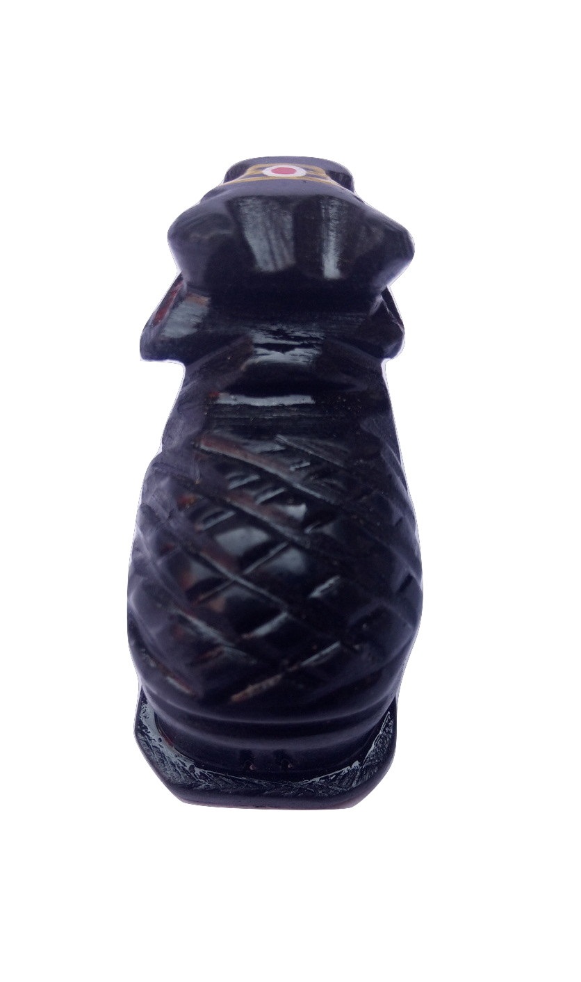 Buy Black Stone Nandi / nandi statue stone / Nandi Idol / small nandi ...