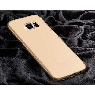 360 Degree Sleek Rubberised Hard Case Back Cover For Samsung Galaxy S7 Edge gold