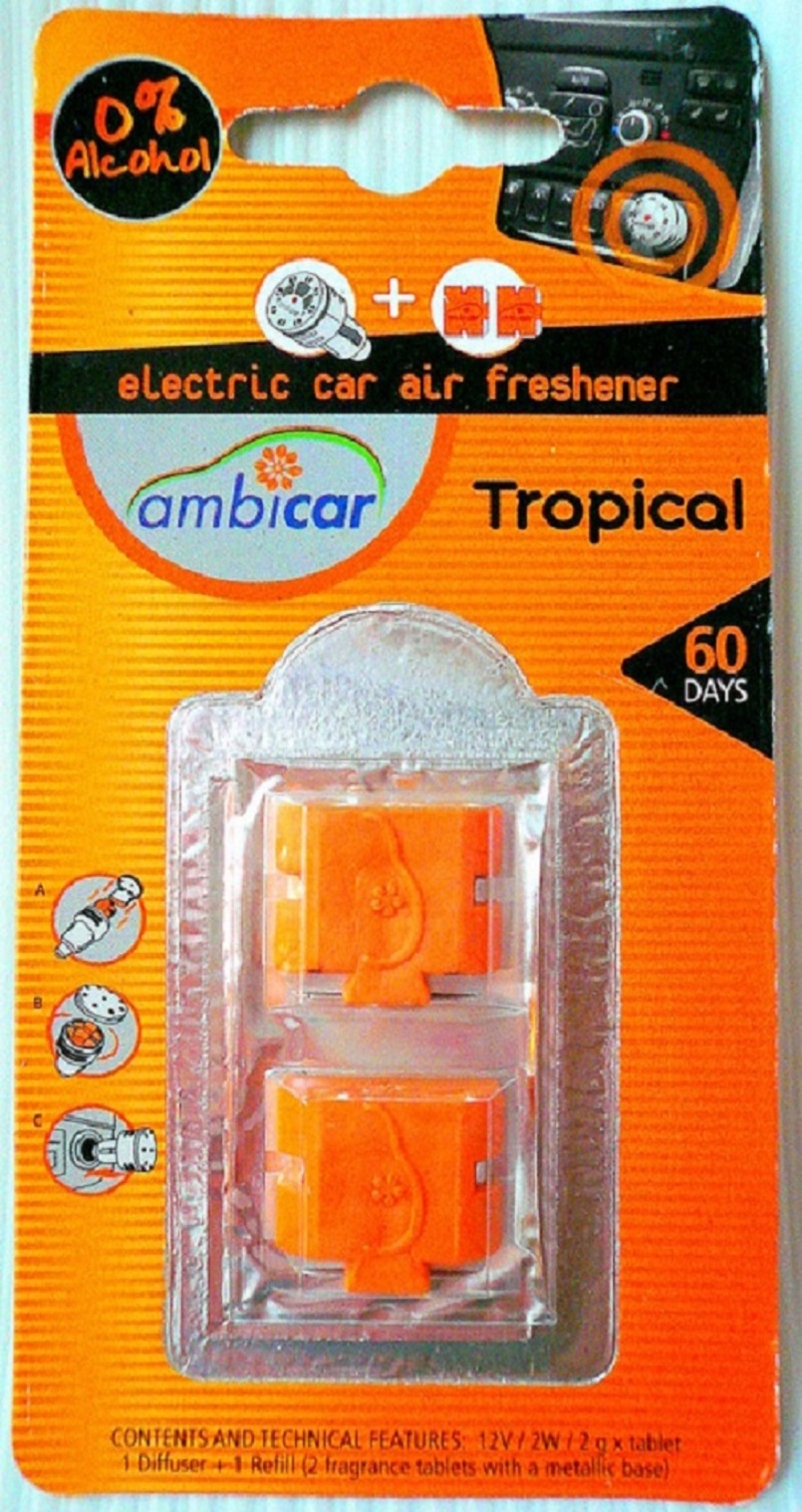 Buy Ambicar Electric Car Perfume With Extra Refill Pack Elegance Plug