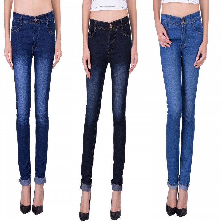 Buy Balino London Multicolor Denim Jeans For Women (Set of 3) Online ...