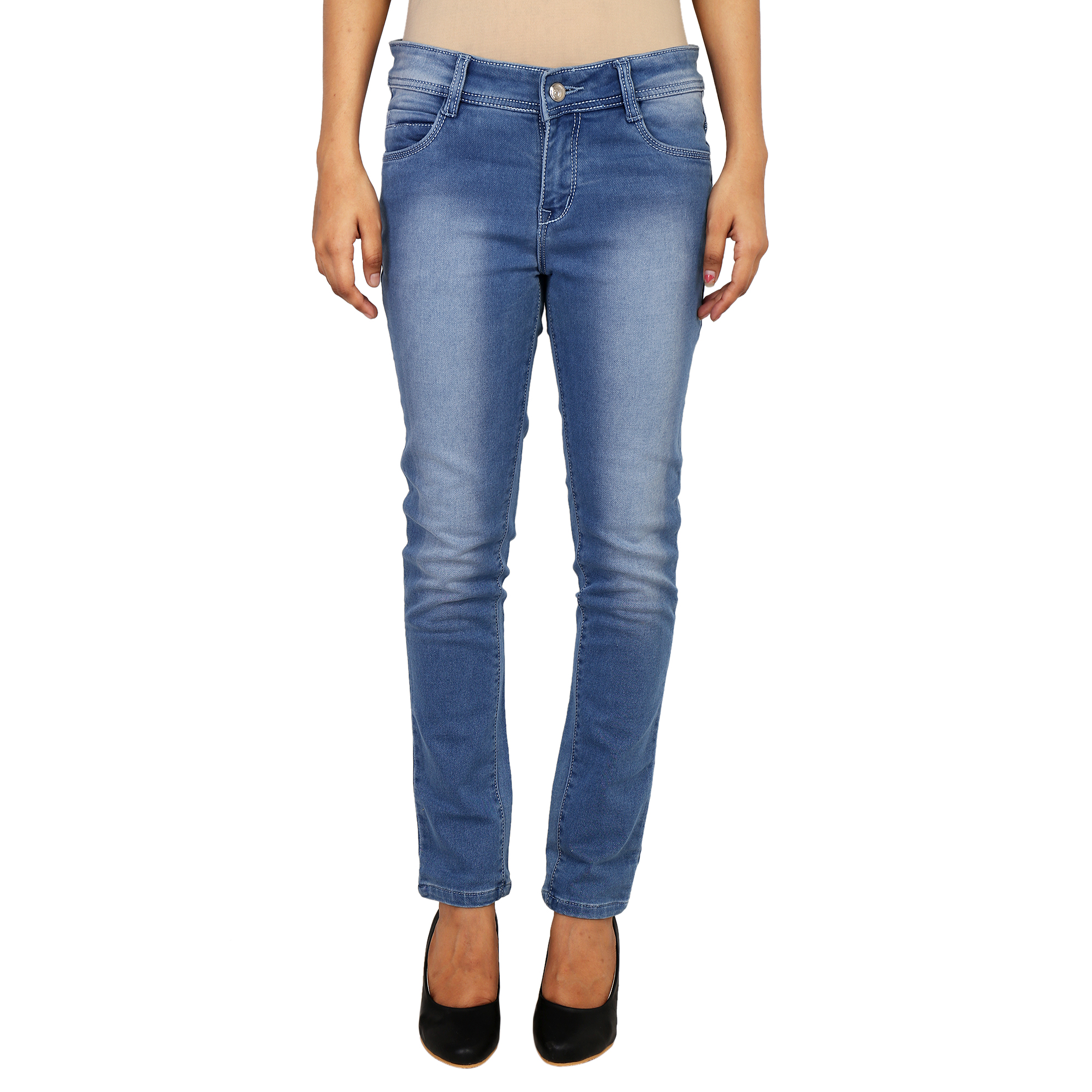Buy Immense regular slim skinny fit fashionable women's jeans joggers ...
