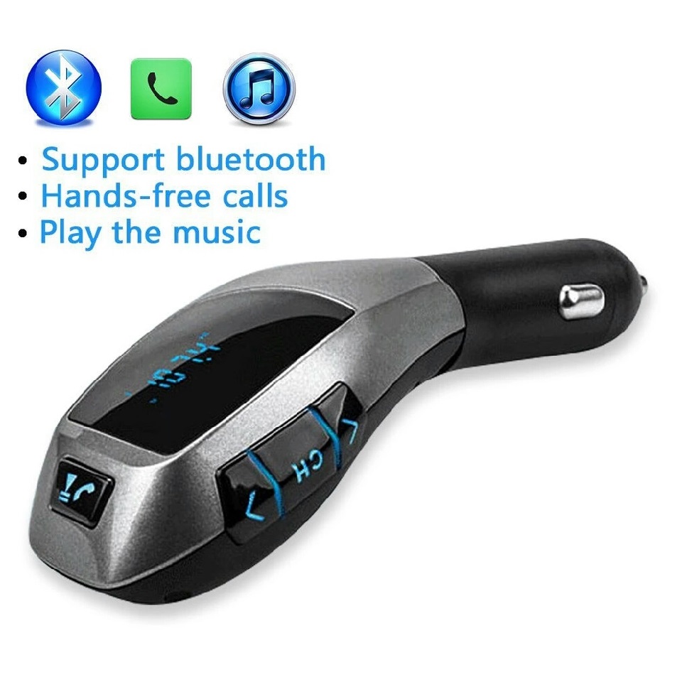 Buy Bikers World X5 Car Bluetooth 3.0 Adapter Kit Music Receiver Fm ...