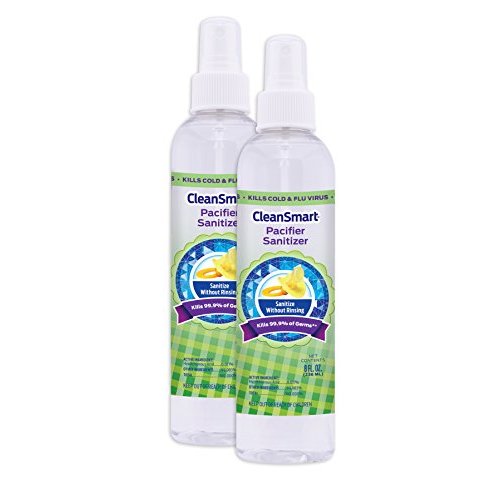 Buy CleanSmart Pacifier Sanitizer Spray No Rinse No Wipe, Kills 99.9