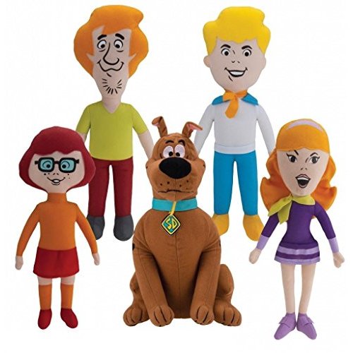 Buy Scooby Doo Mystery Gang Set of 5 Push Dolls Featuring Scooby-Doo ...