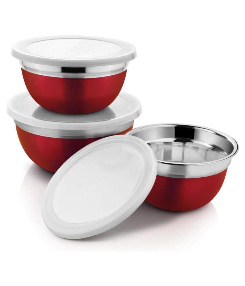 Buy Steel Containers (Set Of 3) Online ₹499 from ShopClues