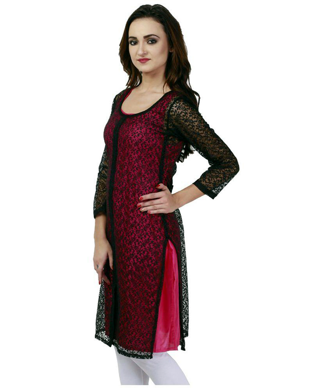 Buy Women Kurti Online @ ₹410 from ShopClues