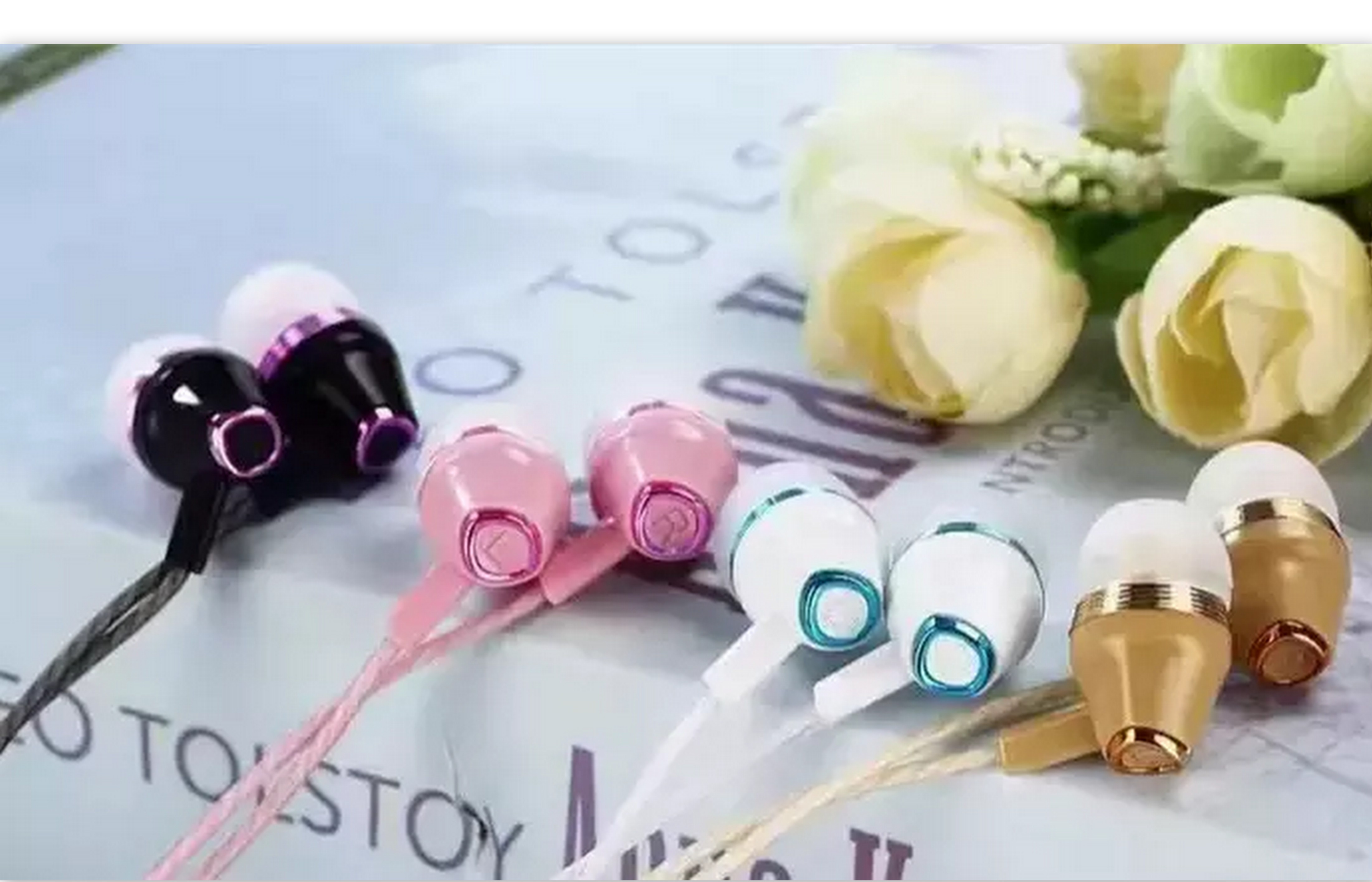 Buy Universal Great Sound Perfume Handsfree Earphones With Mic In Ear Wired Bass Headset Hifi 7744