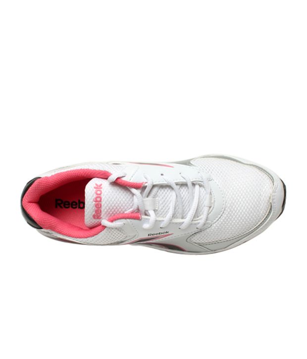 Buy Reebok Women's Pink & White Sports Shoes Online @ ₹2499 from ShopClues