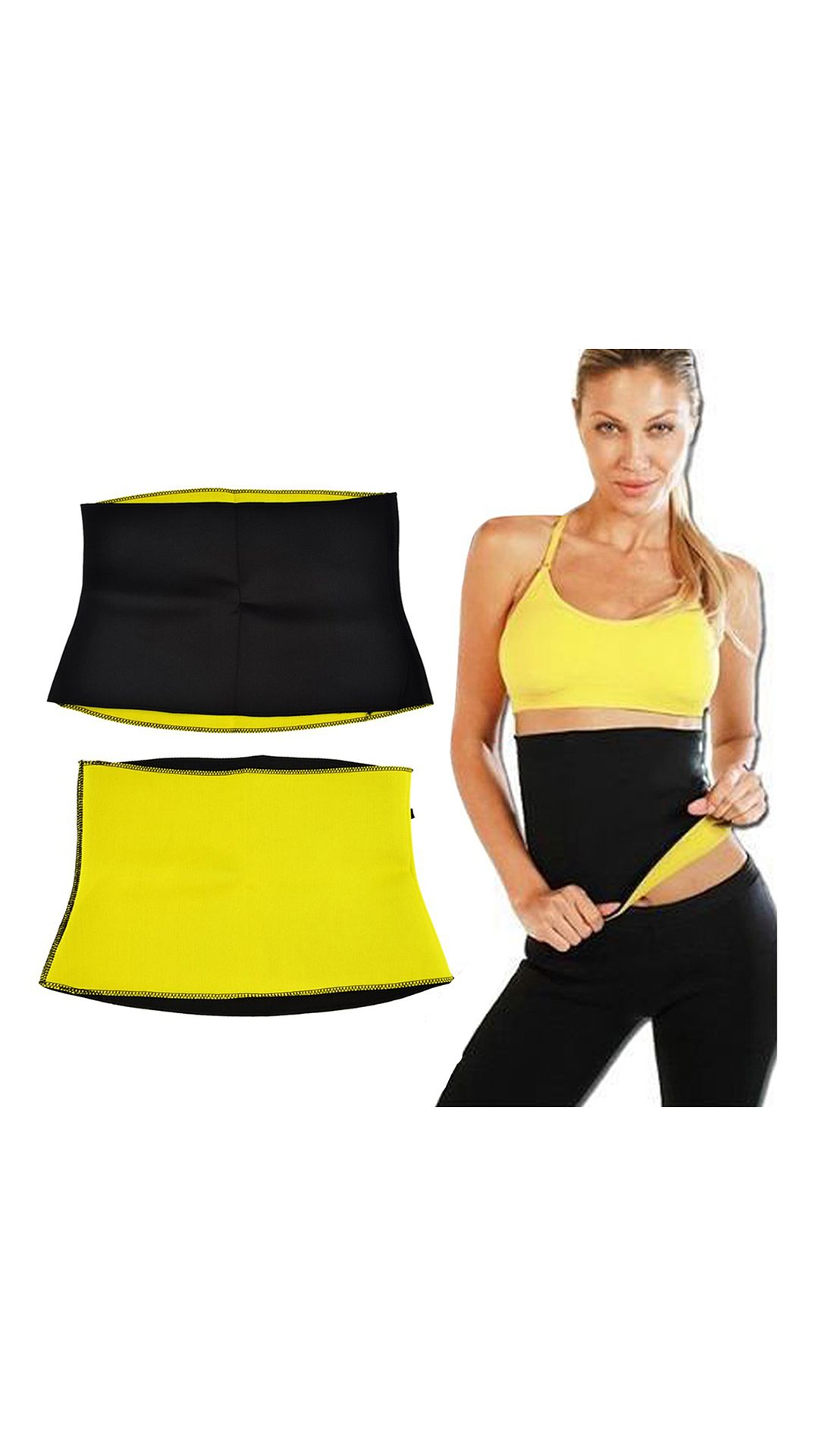 Buy Hot Shaper Slimming Belt Combo Pack of 2 Size-L Online @ ₹599 from ...