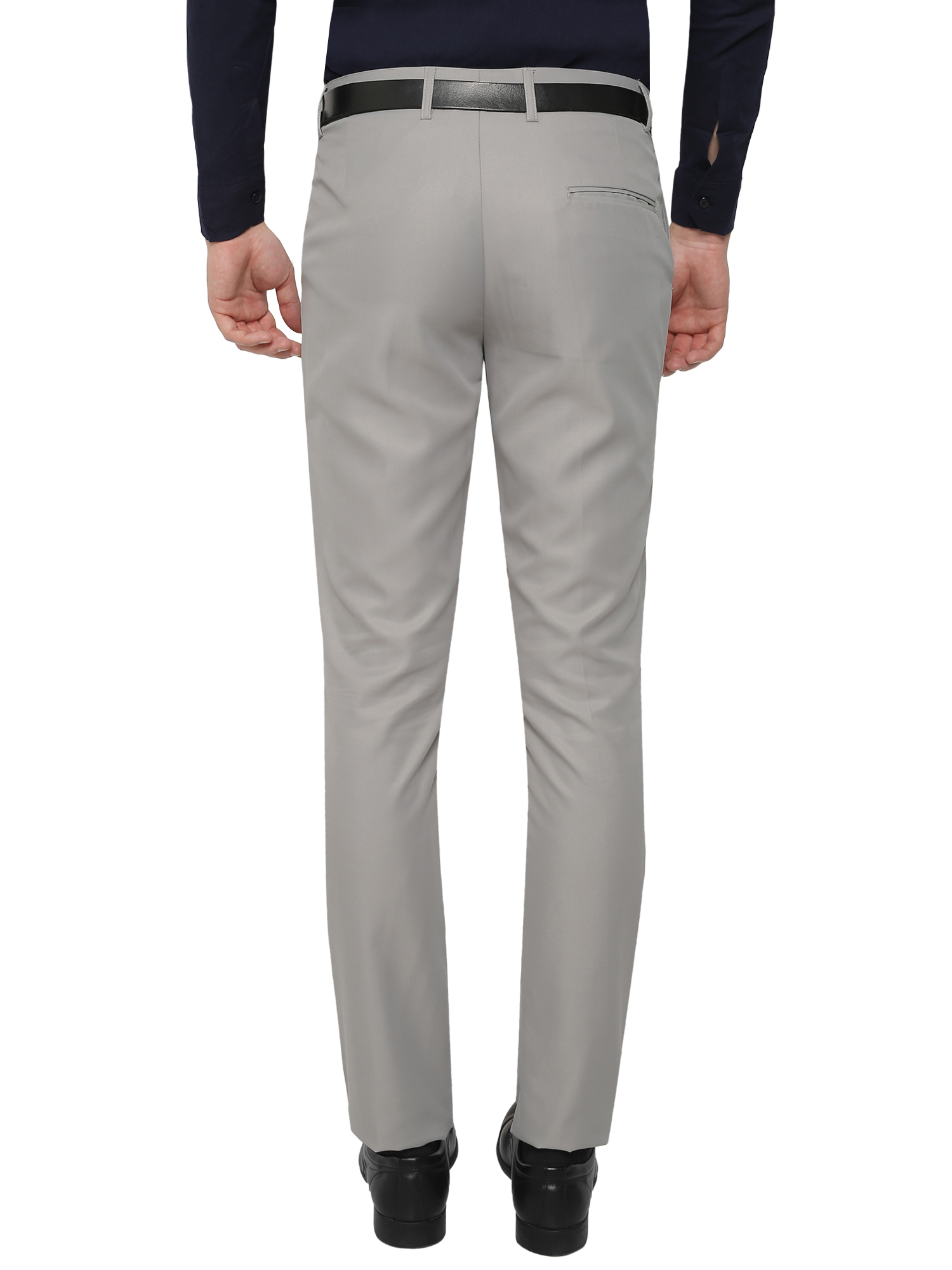 Buy Inspire Men's Light Grey Slim Fit Formal Trouser Online @ ₹429 from ...