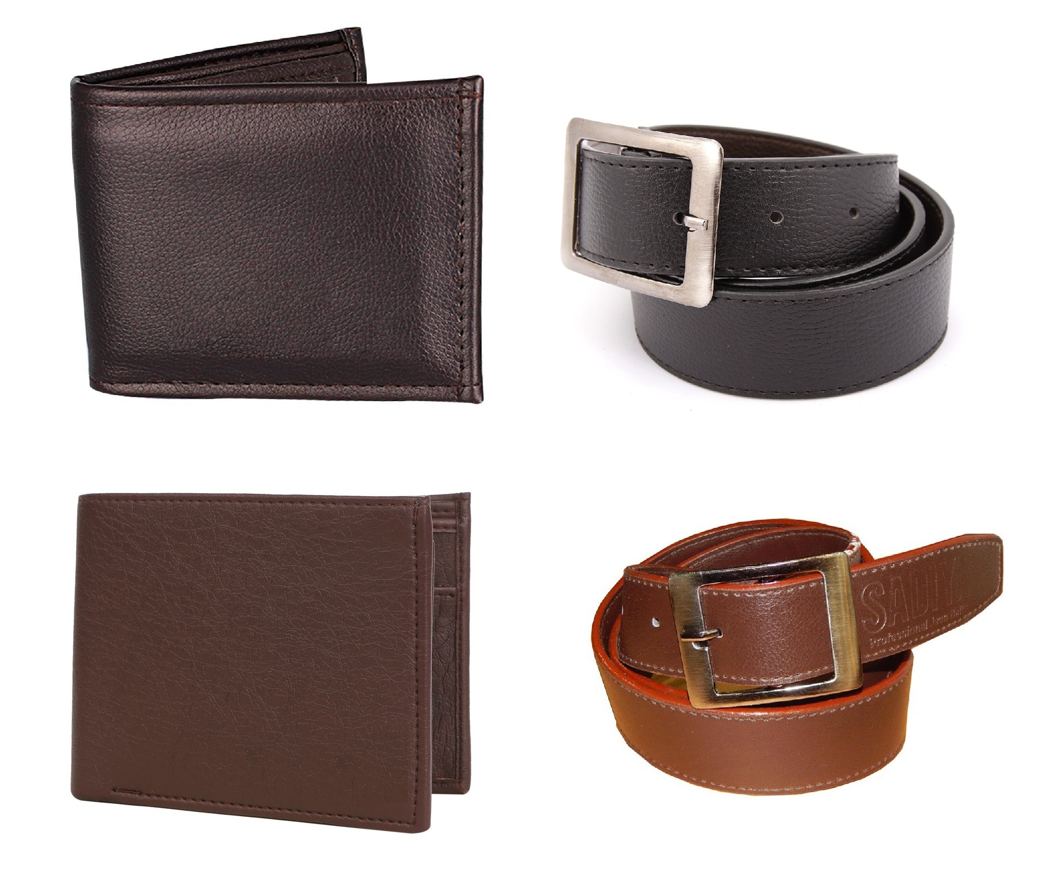 Buy Classic 2 Belts and 2 Wallets combo Online @ ₹599 from ShopClues