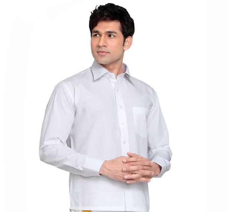 Ramraj Rich white cotton shirt In India - Shopclues Online