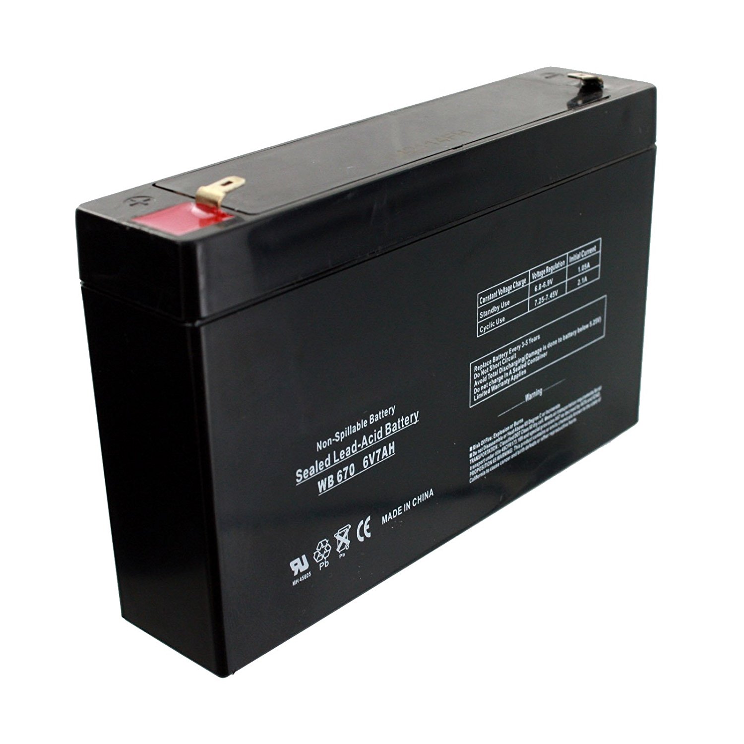 Buy RECHARGEABLE BATTERY 6V, 7.0 AH Online @ ₹2000 from ShopClues