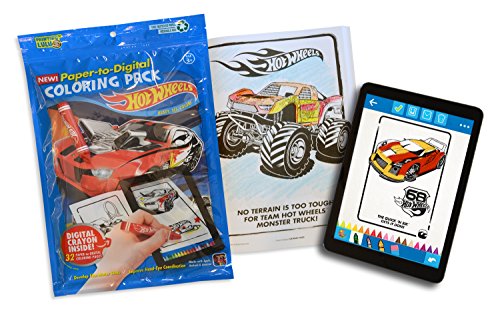 Buy Hot Wheels Coloring Book Pack - 32 Paper-to-Digital Coloring Pages