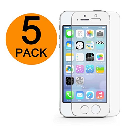 Buy iPhone SE Screen Protector, Dimik 5 pack iPhone SE Tempered Glass