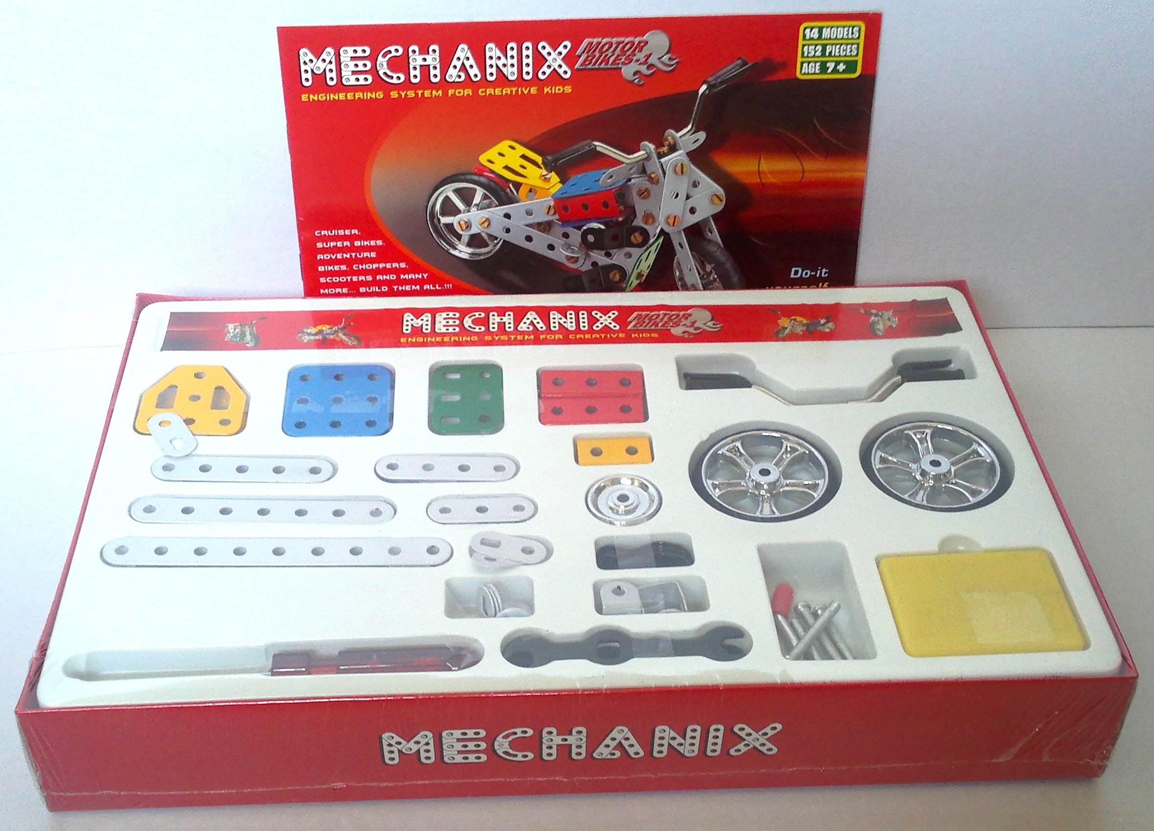 ZEPHYR Mechanix MotorBikes1 Metallic Do It Yourself Kit