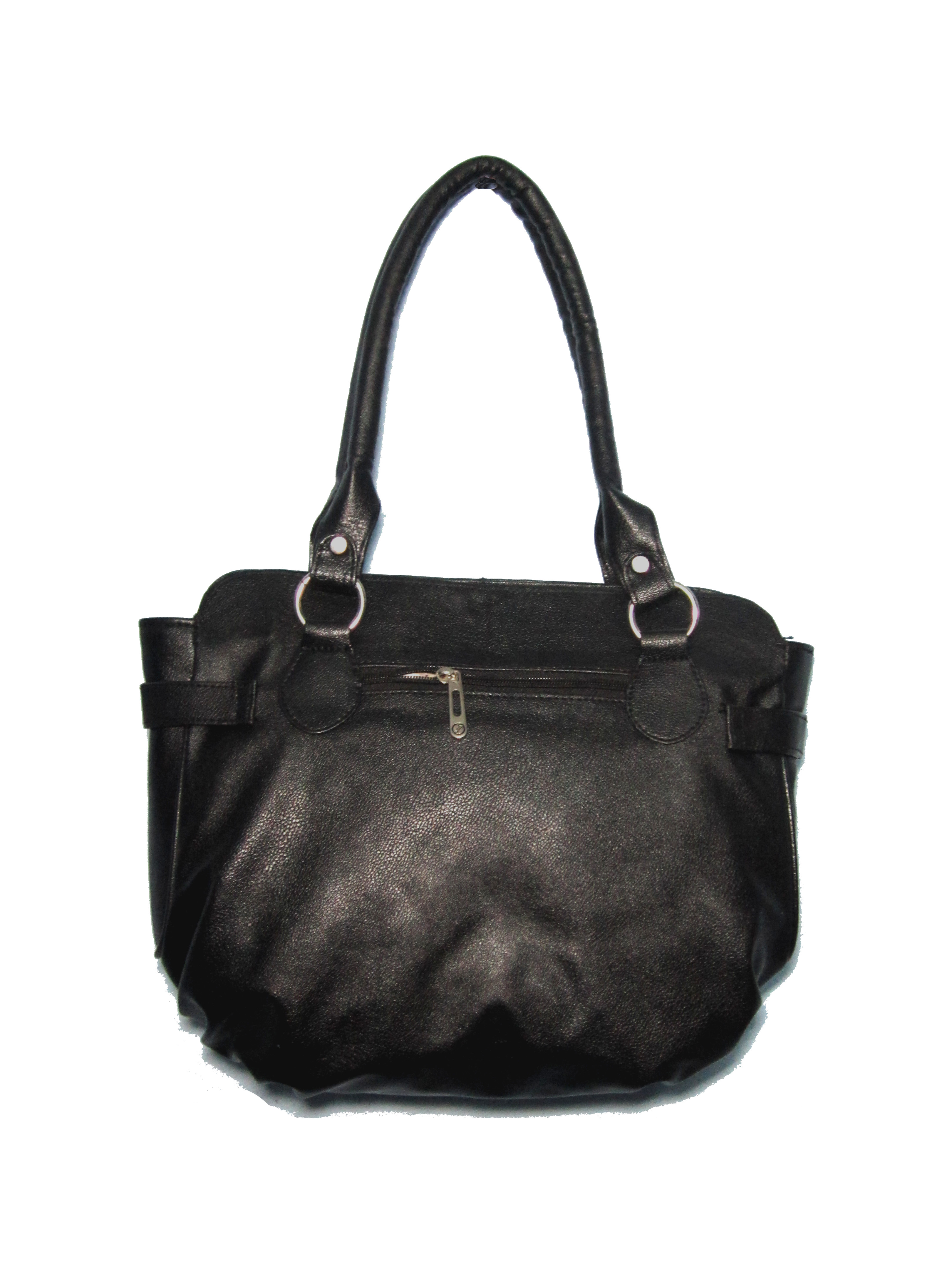 BLACKYELLOW DAZZLE BLACK HANDBAG