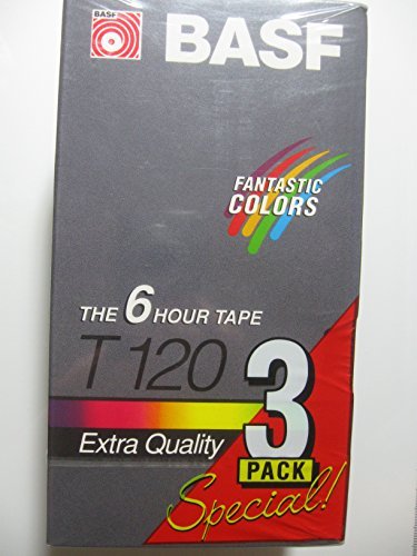 Buy BASF T-120 Extra Quality Blank VHS Tapes 3 Pack Special Online ...