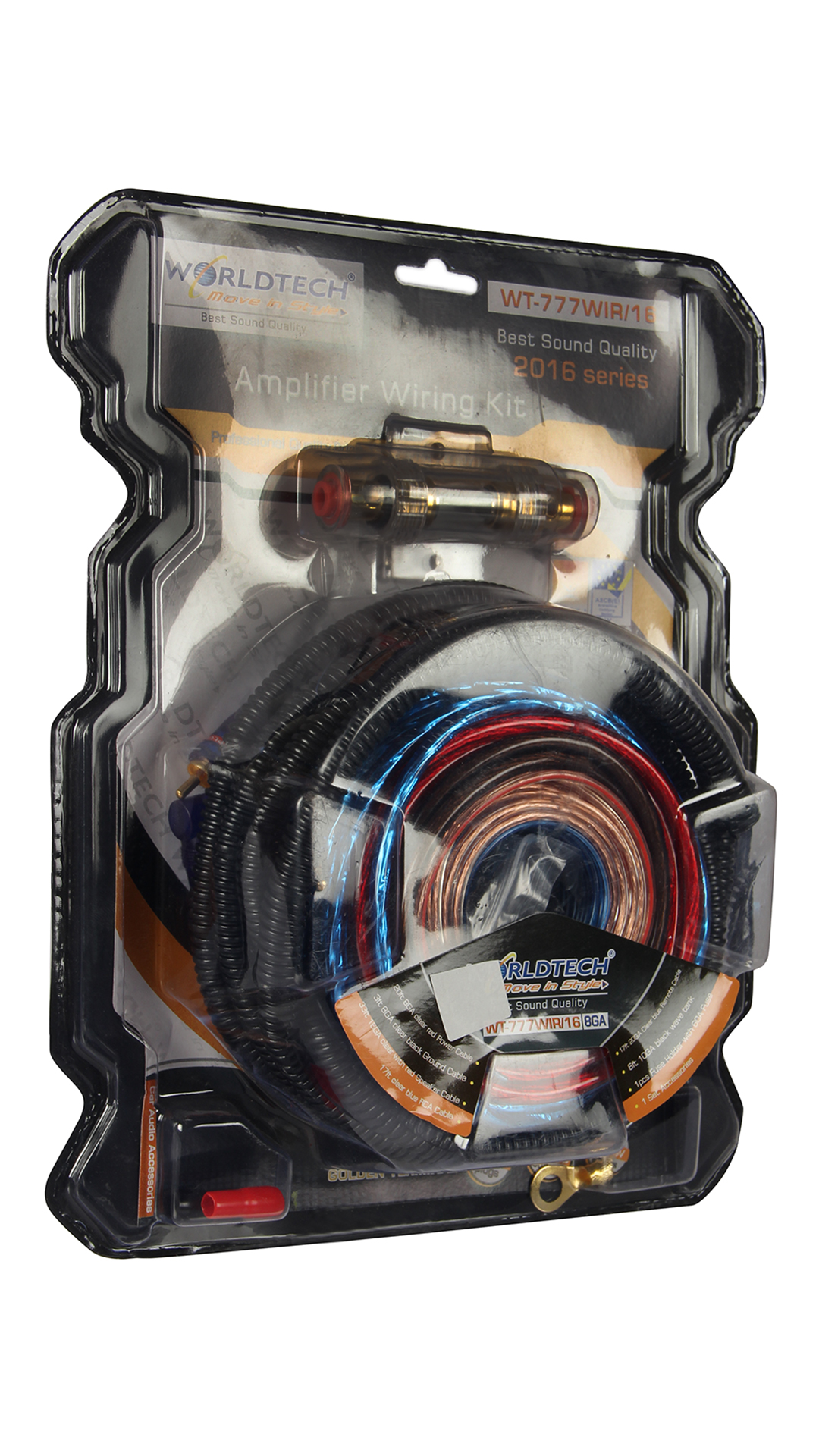 Buy Worldtech Amplifier Wiring Kit 8 Guage Wt777Wir/16 Online
