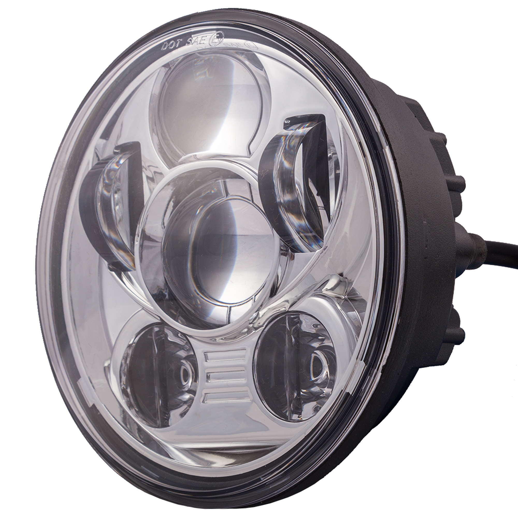 Buy Autofy Pro Rider 6 LED 5.75 Inch Headlight for Bajaj Avenger and ...