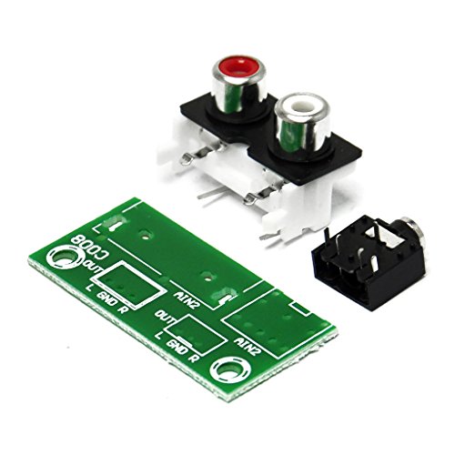 Buy Gikfun DIY Amplifier Audio Input Adaptor Board Module Kit RCA 3.5mm ...