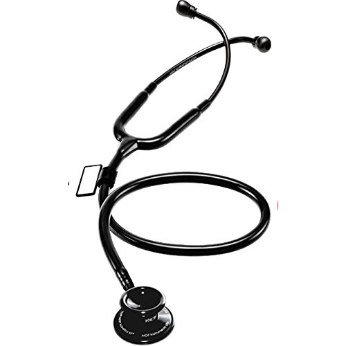 Buy MDF Acoustica Deluxe Lightweight Dual Head Stethoscope - All Black ...