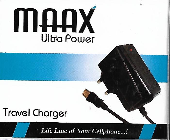 Maax Ultra Power 5 in 1 Multiplug Pin Universal Mobile Phone Travel Charger