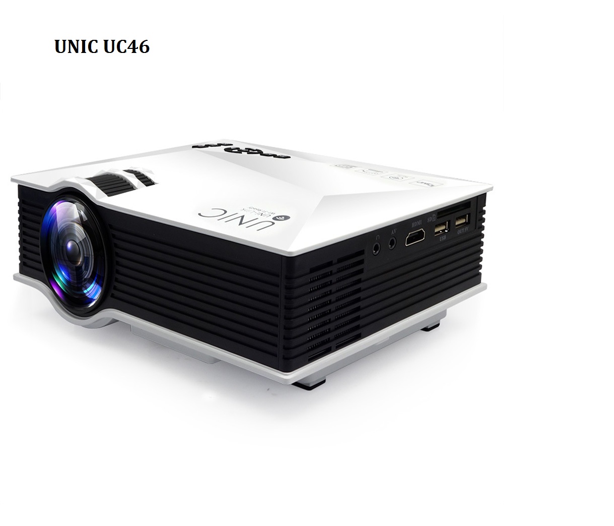 Buy UNIC UC46 Plus with USB/HDMI/VGA/WIFI Miracast DLNA Airplay 1200 lm ...