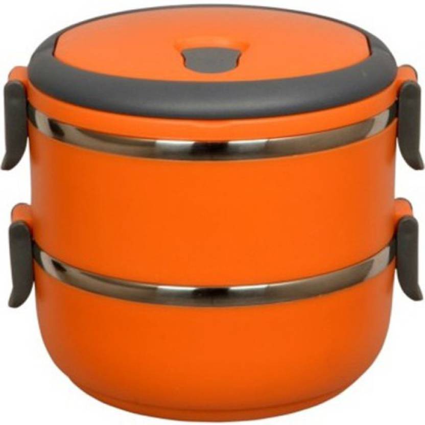 Buy 2 Layer Round Lunch Box (((Available in Multicolor000 Online @ ₹299 ...