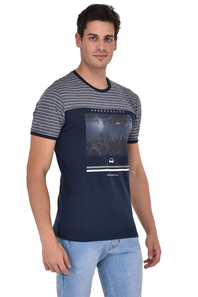 Buy Octave Men's Cotton T-Shirt Online @ ₹489 from ShopClues