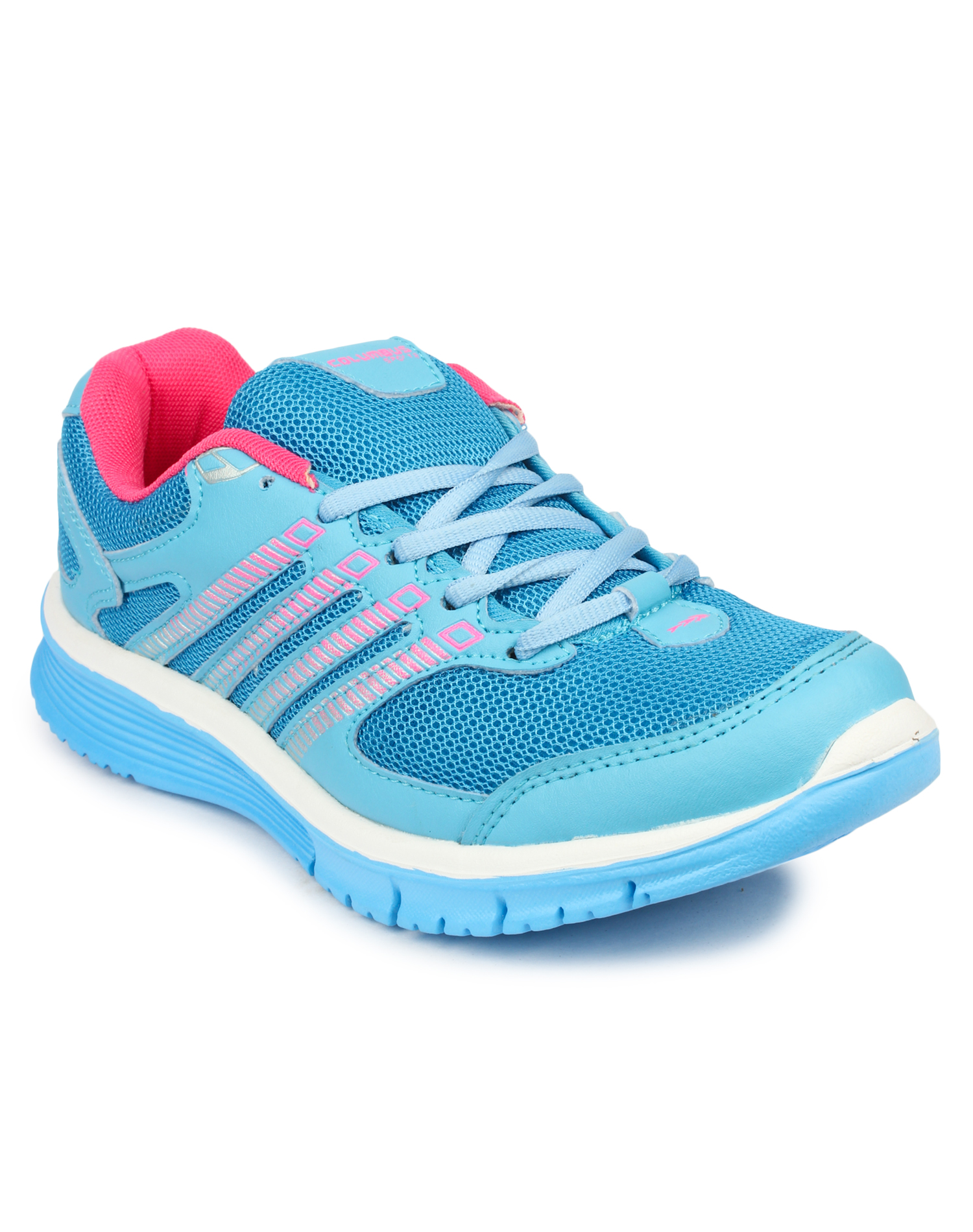 Buy Columbus Women's Blue & Pink Sports Shoes Online ₹499 from ShopClues