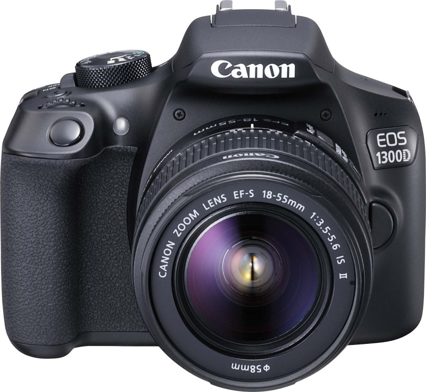 Canon EOS 1300D Kit (EF S18-55 IS II Lens) with 16 GB Card, Carry Case ...