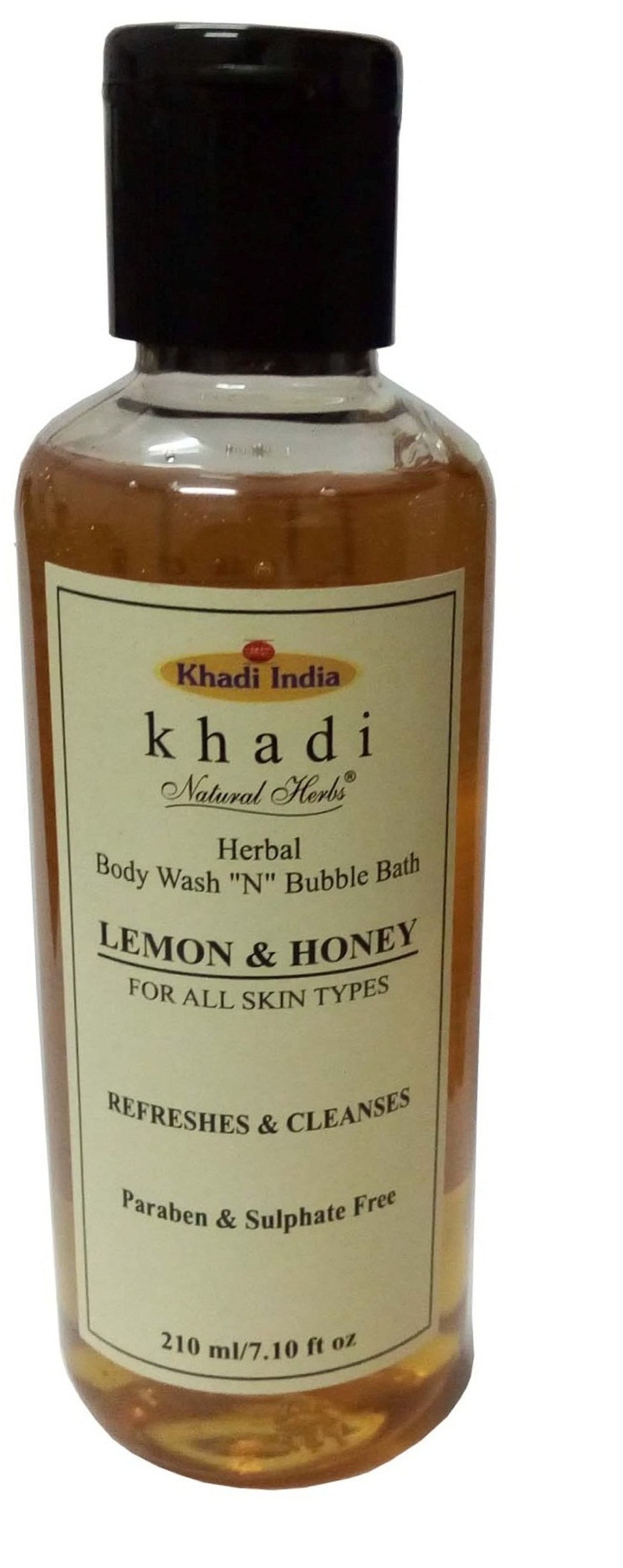 Buy Khadi Lemon Honey Body wash N Bubble Bath (Paraben sulphate Free