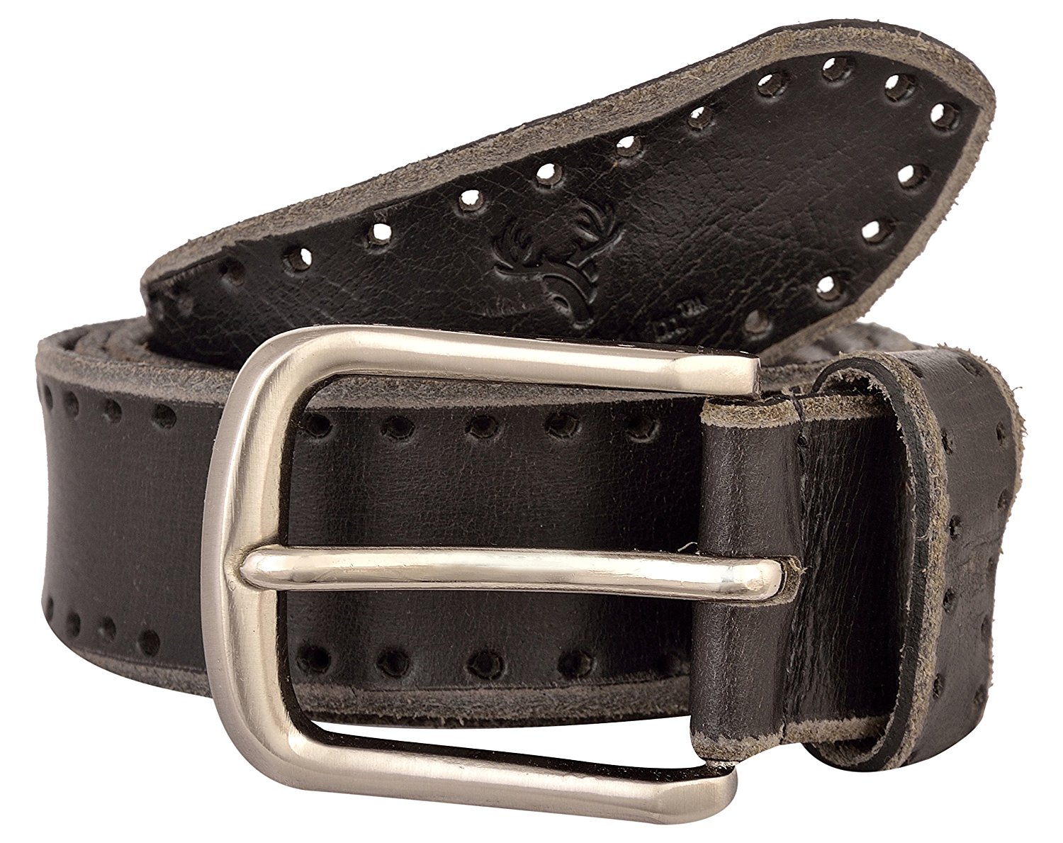 Buy Corium Men's Vintage Style Handmade Leather Belt (RLEMBLBBK34-00177 ...