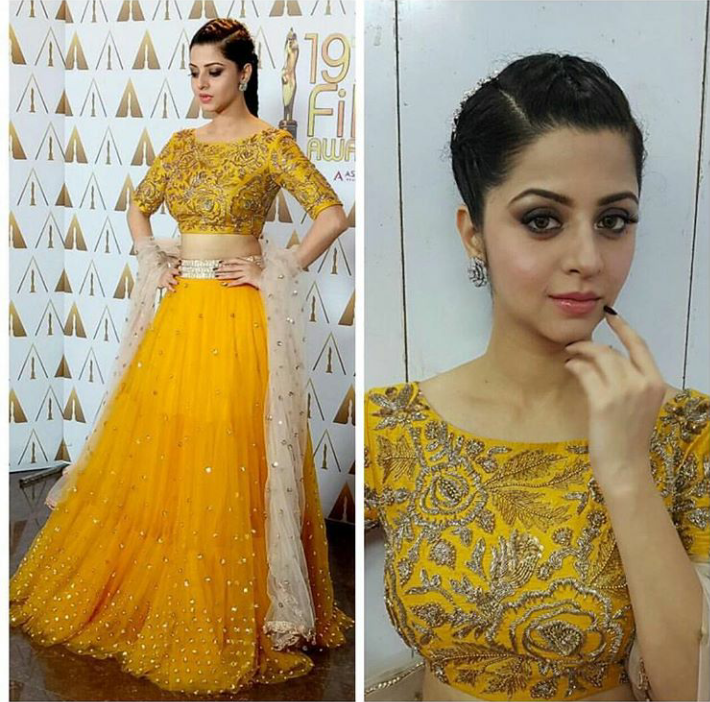 Buy Atiqa Collections Yellow Embroidered Lehanga Online @ ₹23000 from ...