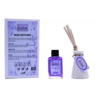 Buy AuraDecor Reed Diffuser Gift Set includes 1 Ceramic Ivory Colour ...