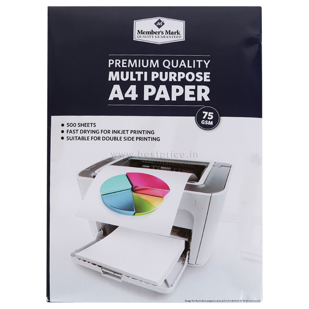 Buy Member's Mark Copy Paper A4, 75 GSM Online @ ₹155 from ShopClues