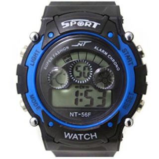 S2S Blue in Black Sport Digital Watch   For Boys, Girls