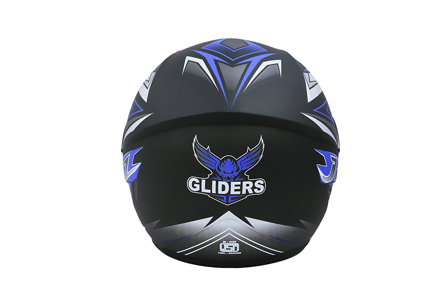 Buy Gliders Jazz DX Full Face Helmet (Blackblue) Online ₹1060 from