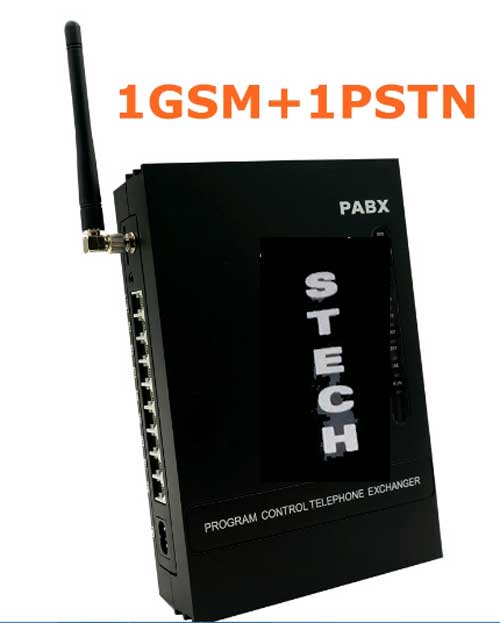 Buy STECH EPABX Machine MS108 WITH ONE SIM SLOT For 1 Main (Trunk