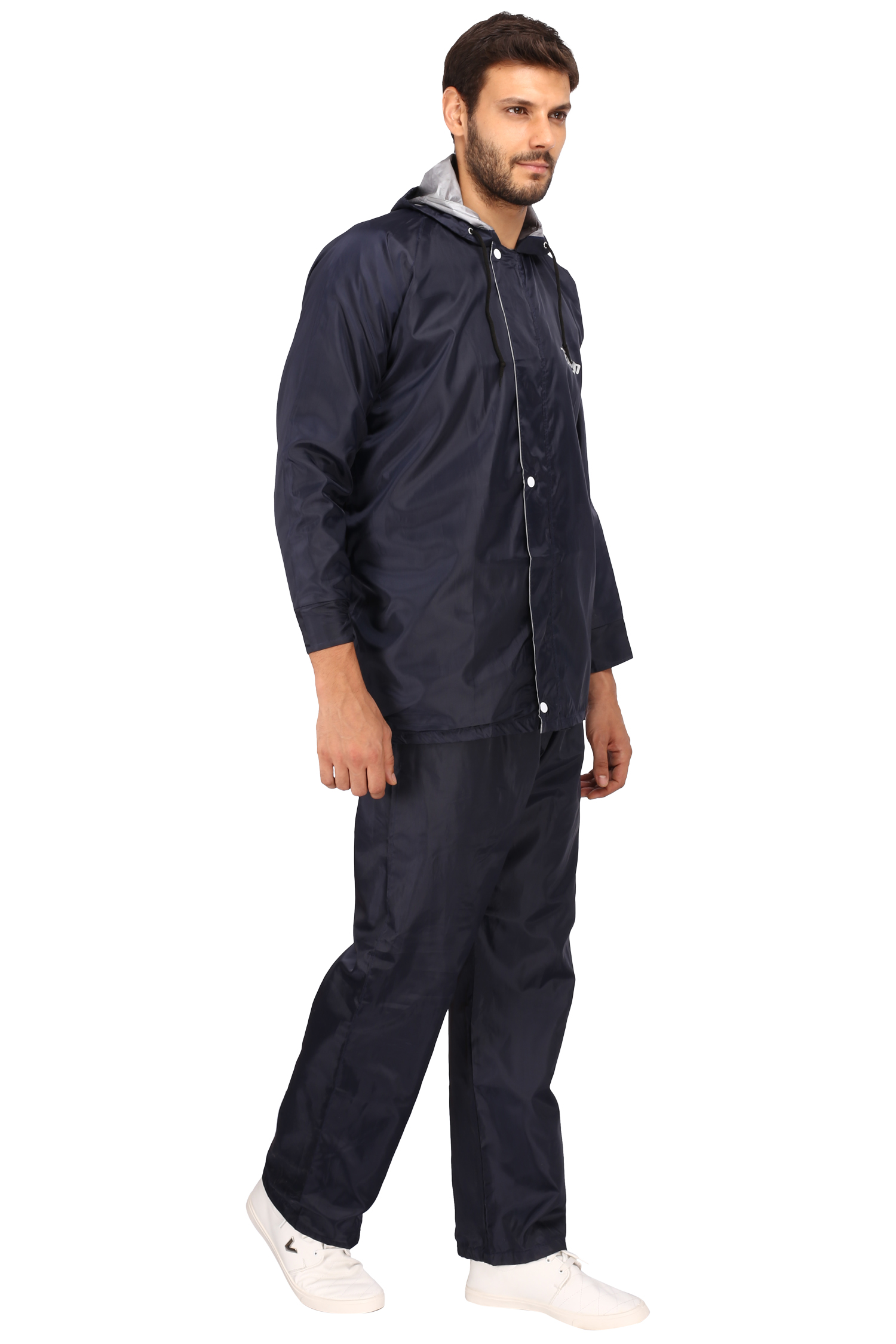 Buy TOKYO High Quality Double Layer Black Unisex Raincoat By PANAZONE E