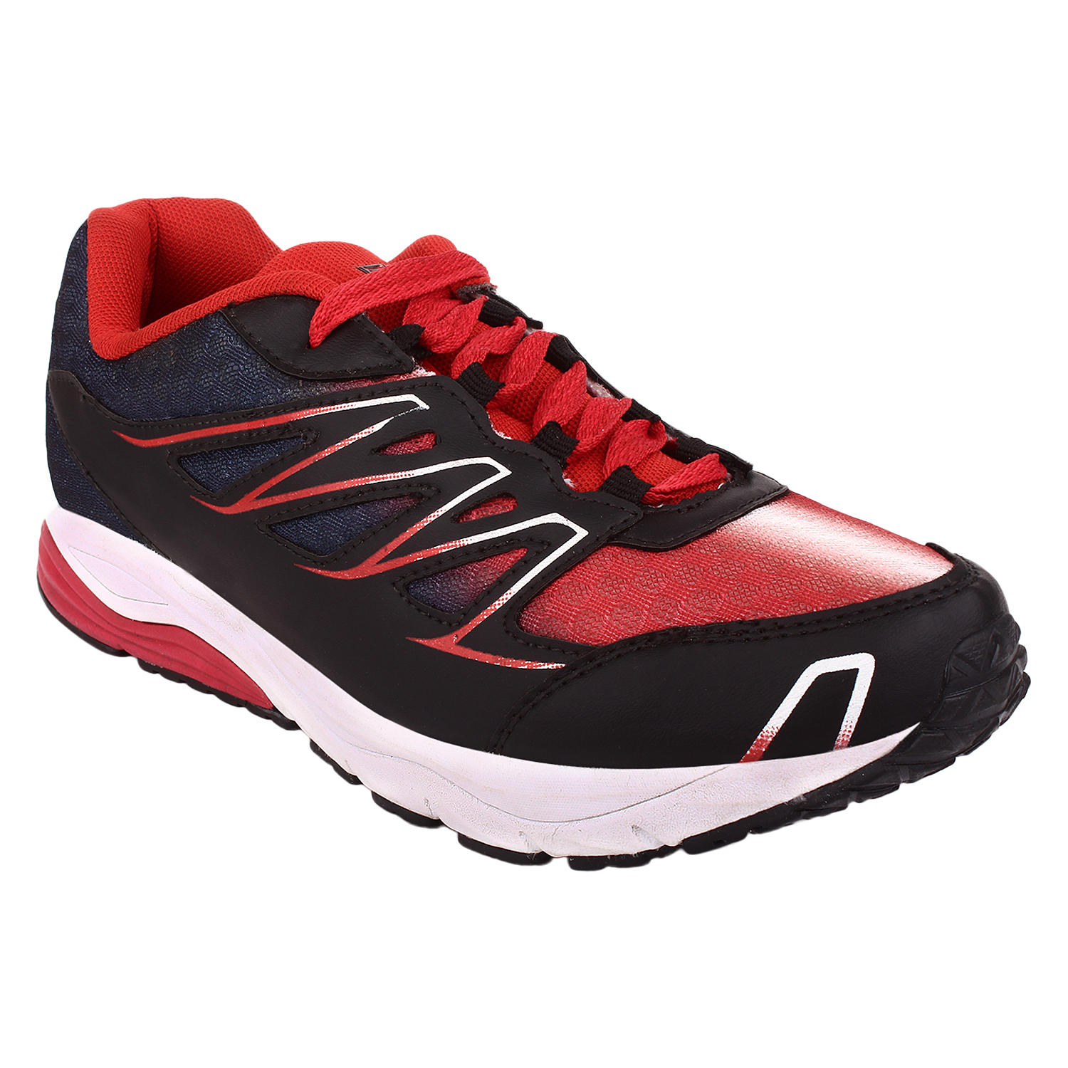 Buy Fuel Mens Black Red Laced Up Running Shoes Online @ ₹699 from ShopClues